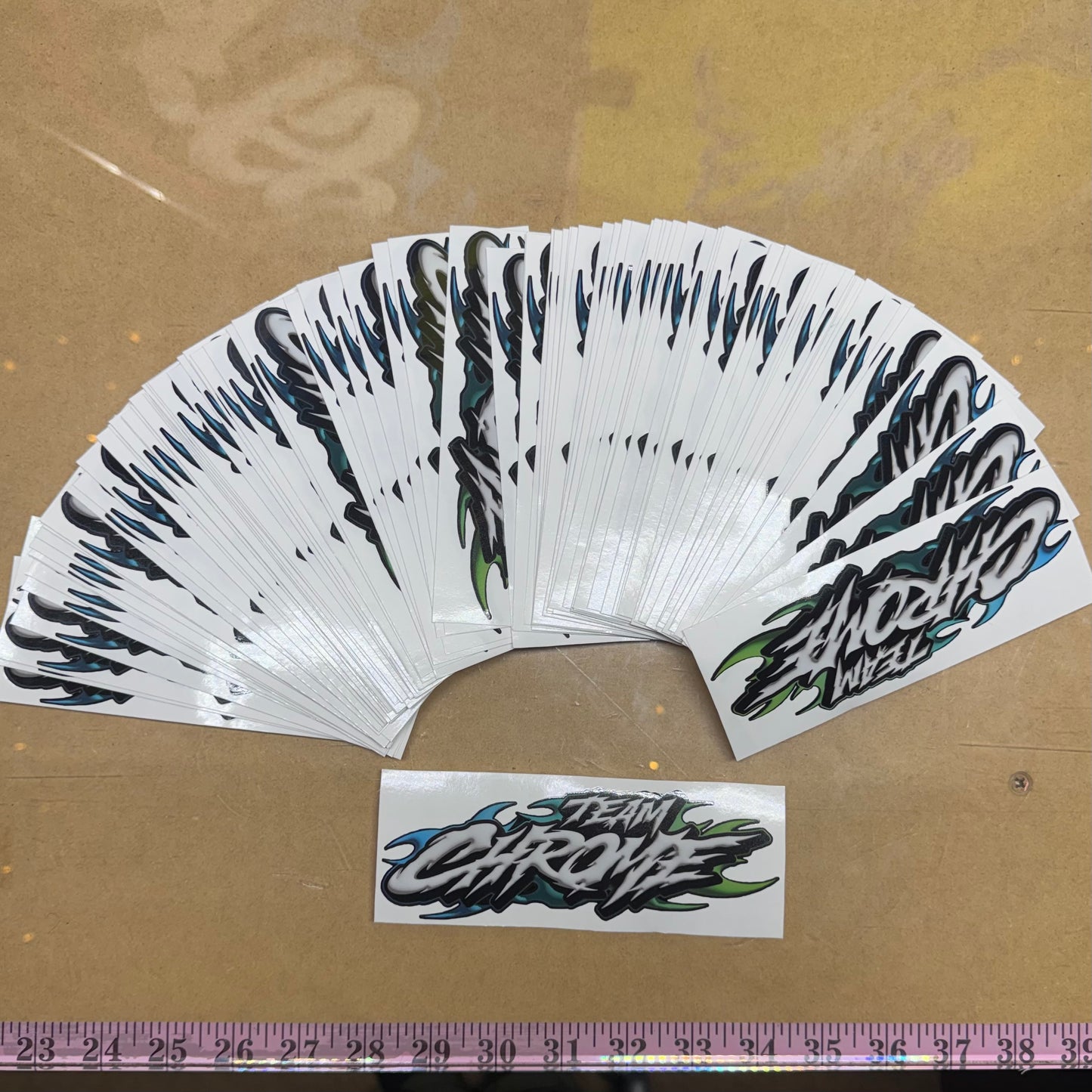 Team Chrome Decal