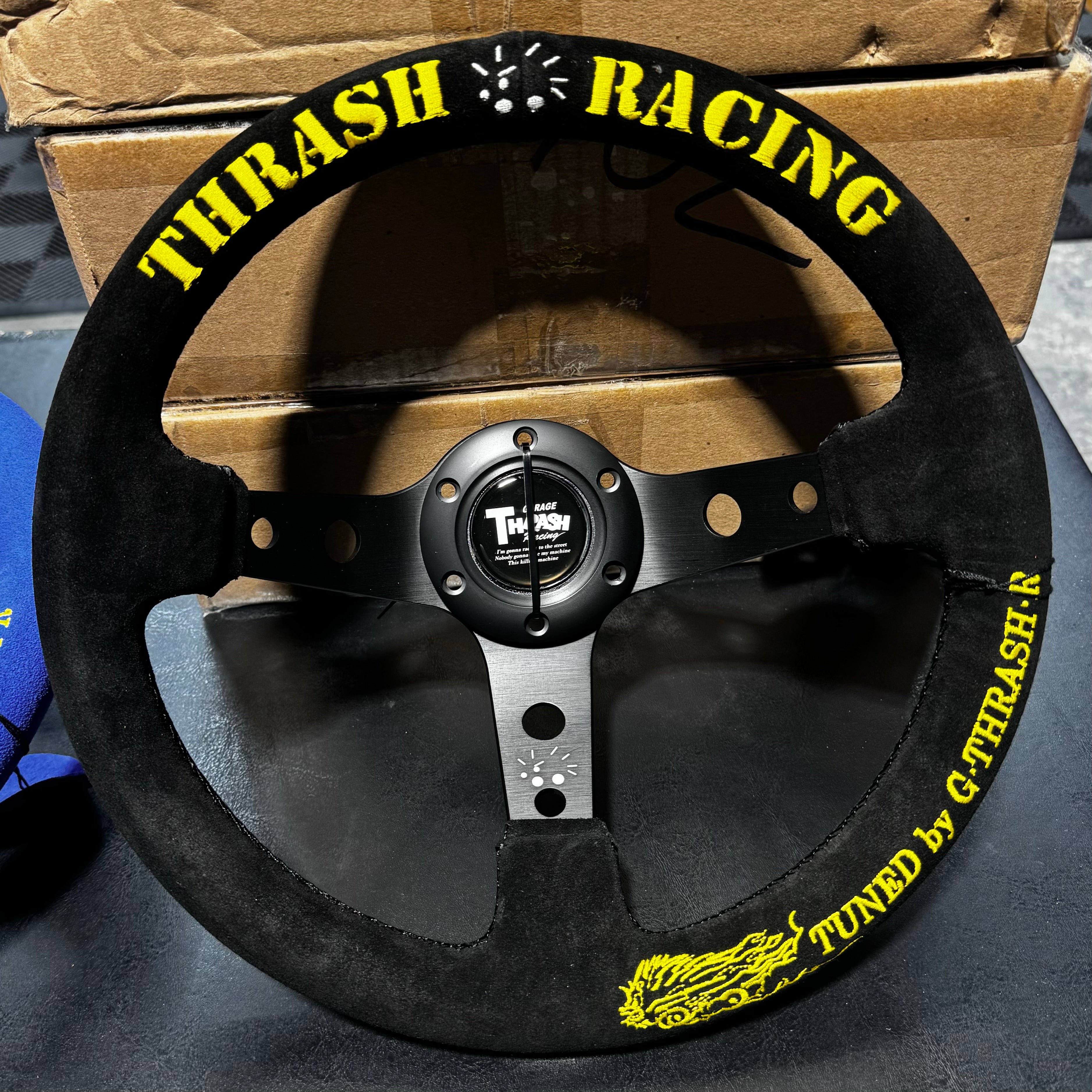 Thrash Racing Steering Wheel Digital Image – TapSlaps
