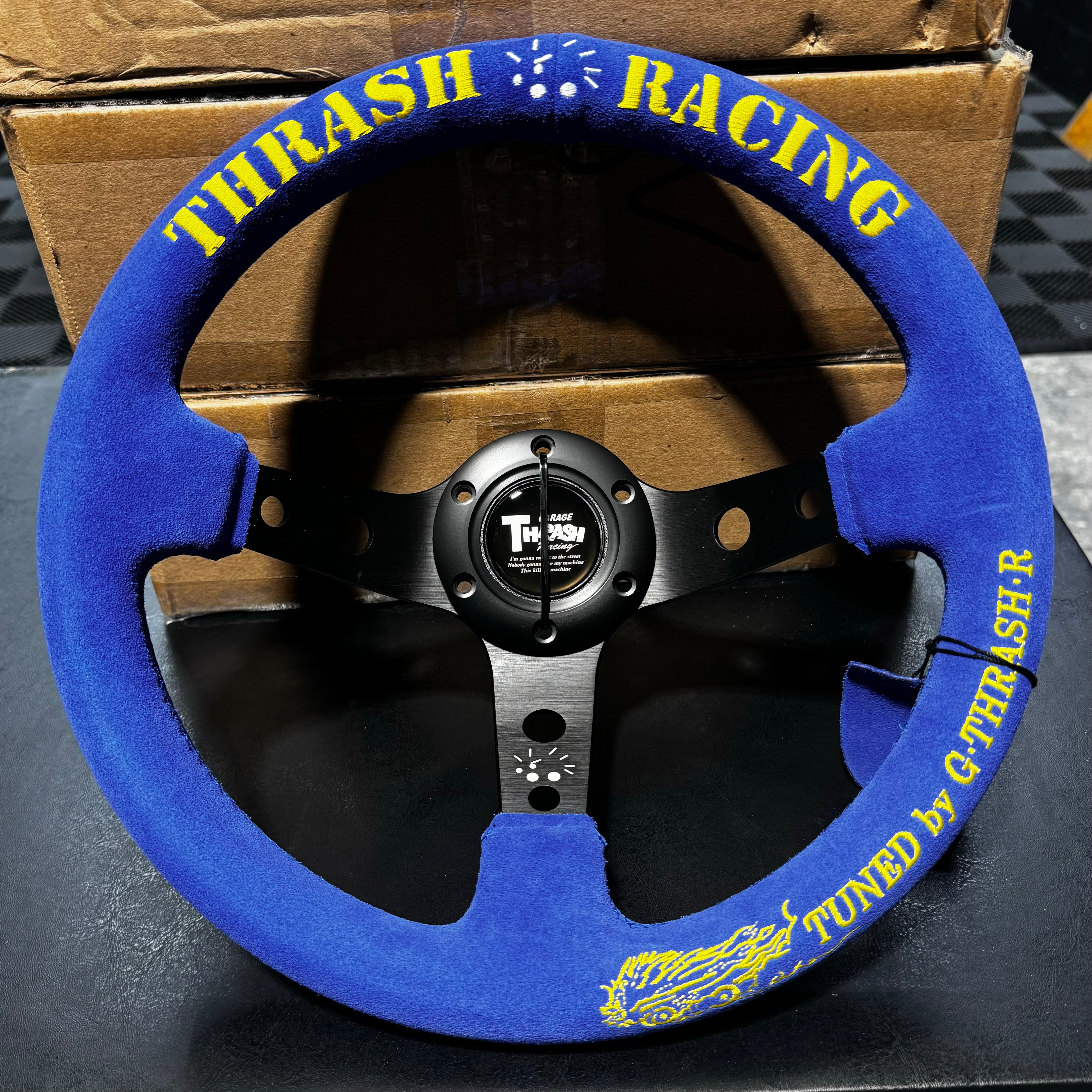 Thrash Racing Steering Wheel Digital Image – TapSlaps
