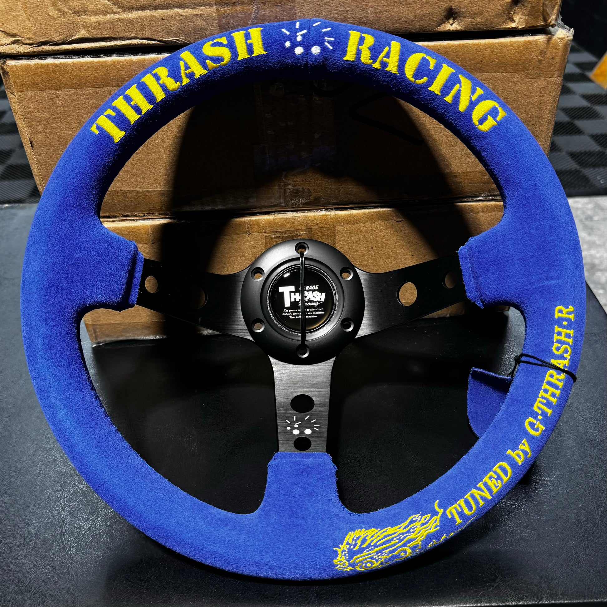 Thrash Racing Steering Wheel Digital Image – TapSlaps