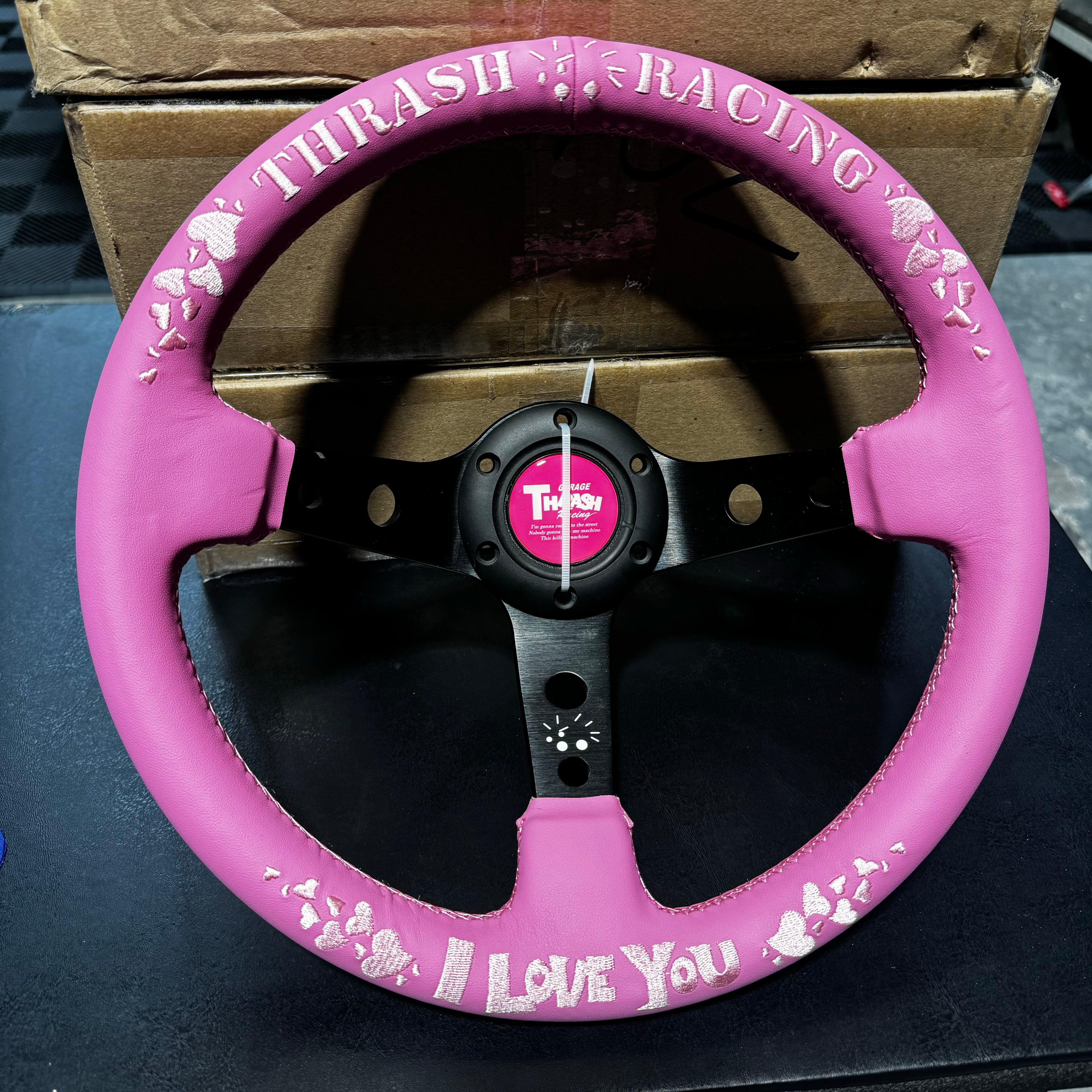 THRASH RACING スラッシュレーシング　ハンドル　33パイ Yahoo!オークション - Thrash Racing スラッシュレーシング 33パイ レ